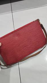 Louis Vuitton Epi Pochette Red