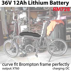 BATTERY Brompton Lithium electric bicycle bike ev