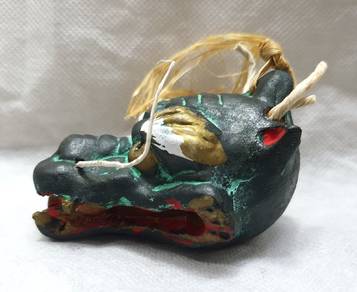 The dragon-headed clay bell on Fujisawa city, Kana