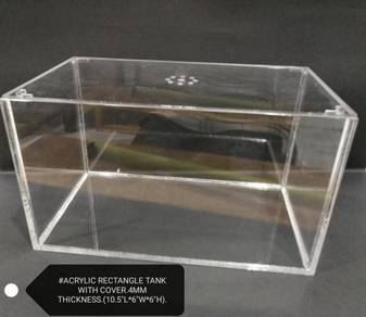 Acrylic Fish Tank Rectangular Top Cover Aquarium