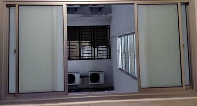 Tingkap Sliding bilik (Aluminium&Kace)