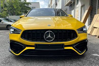 W118 Cla45 AMG Front Bumper Canard Bodykit Cla