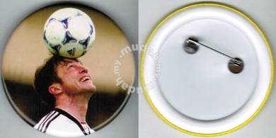 World Cup Football Player #6 Button Badge 58mm