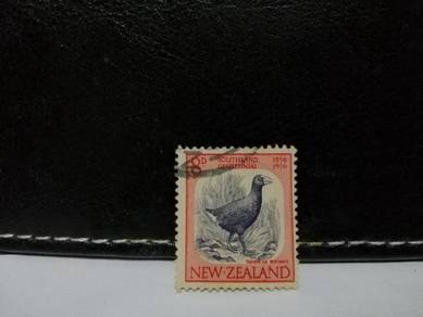 1956 New Zealand Stamp Native Bird Takahe