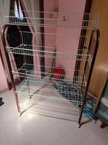 rak baju atau pinggan untuk dijual