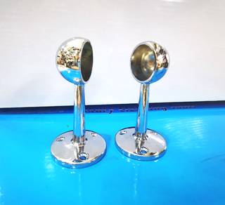 Chrome pipe holder CH 07/ Towel rack pipe holder