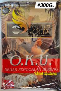 OKU Dedak Burung Bird Feed 300gram Ulat Sutera