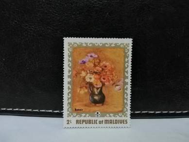 1973 Maldives Stamp Painting Renoir