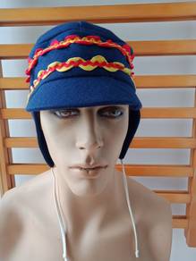 vintage 1960 Nor Cap wool worker work cap levis