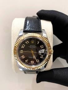Rolex Datejust ii 18k750 Yellow Gold Black Dial 41