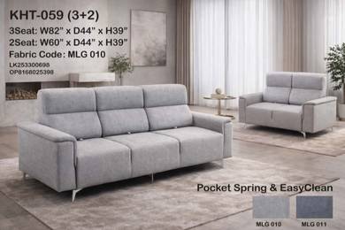 sofa 2+3 push back easy clean pocket spring 