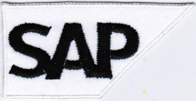 SAP SE WHITE Software Motor Car Racing Badge Patch