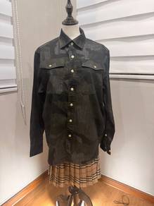RAW g star camo button up  M 3348
