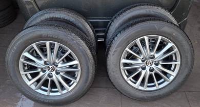 Rim ori mazda cx5 & tyre 70-80%new fit mazda cx3 c
