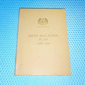 Vintage 1986 Fifth Malaysia Plan 1986-1990