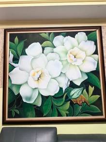 Frame bunga kayu