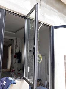 Tingkap Casement Multi-Point bilik Aluminium&Glass