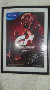 Sony PS4 Gran Turismo Sport Poster Sign By GT CEO