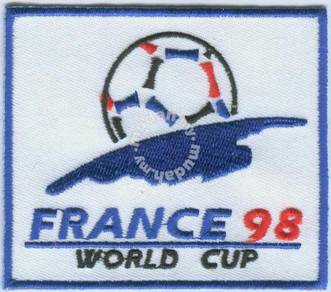 1998 FIFA World Cup France Football Patch Badge