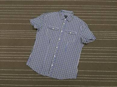 H&m kemeja petak slim fit saiz l to xl