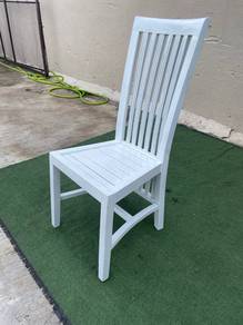 YA39A     Kerusi Kayu Jati Teak Wood Dining Chair