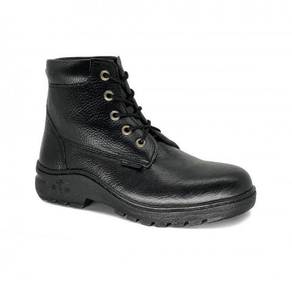 Safety Shoe Black Hammer Men Mid Lace BH2332 Black