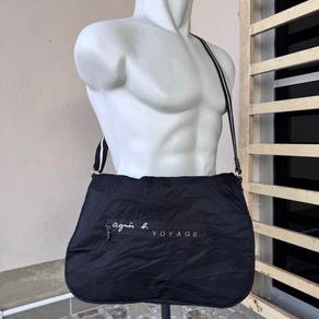 agnès b. VOYAGE nylon messenger bag