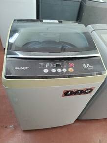 mesin basuh sharp 8kg auto 