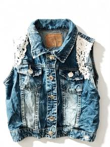 Amethyst Jeans Denim Vest 