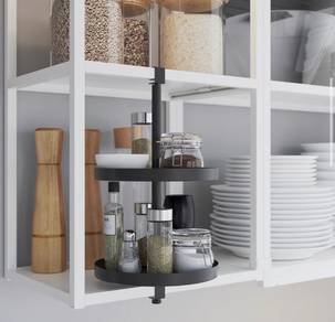 Used IKEA Enhet Wall Open Shelf with accessories