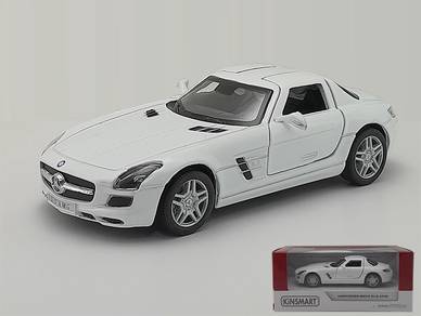 MERCEDES BENZ SLS AMG 1:38 Die-cast Car - White