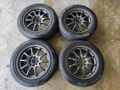 Sport rim second 17 CE28 siap tayar wish exora fc