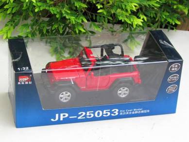 MZ 1-32 Diecast Jeep Wrangler Rubicon Convertible