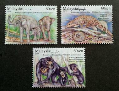 Mint Stamp Wildlife Conservation Malaysia 2019
