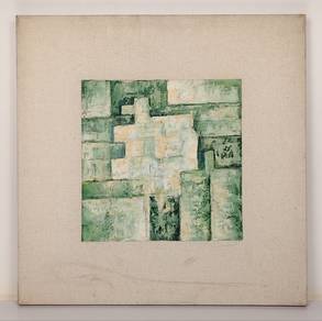 Geometric Harmony Aged Abstract II