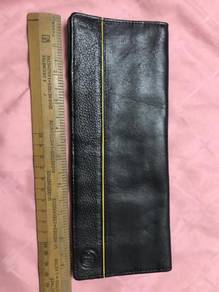Leather Cheque Book Holder