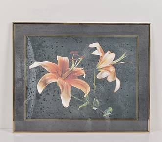 Framed Art Print - Orange Lily Study