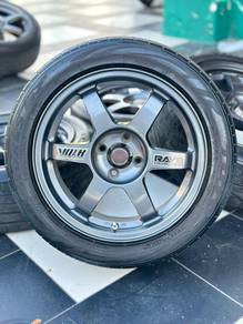 Te37 16 inch sportrim Wira city yaris jazz