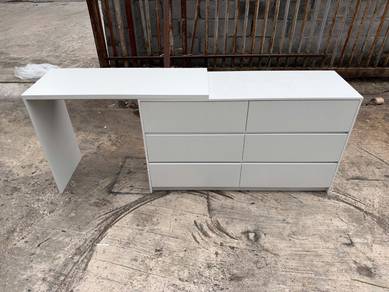 6ft Table Chest of 6 Drawer Cabinet Laci