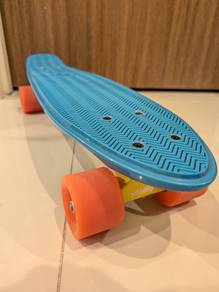 Cruiser Skateboard Yamba 100 - Blue/Coral