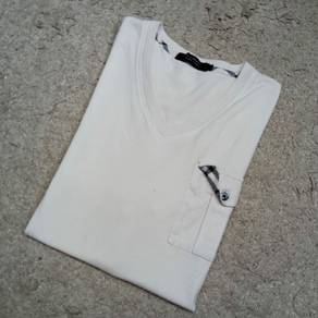 Burberry White Tee With Pocket