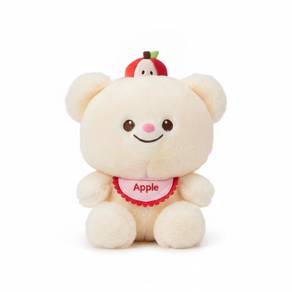 23cm Kawaii Teddy Bear "Apple" Plush Toy