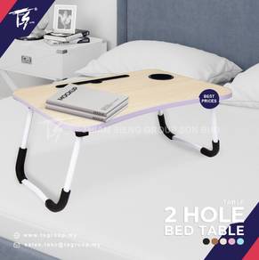 2 Hole Bed Laptop table, meja katil
