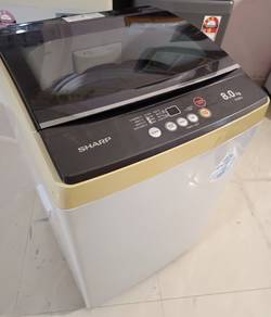 SHARP 8Kg Washing Machine Mesin Basuh 