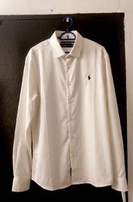 polo Ralph Lauren white long sleeve shirt