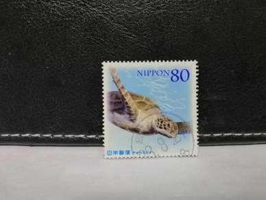 2011 Japan Stamp Endangered Green Turtle
