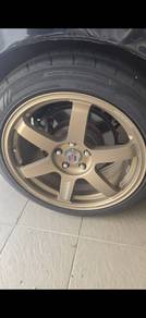 Swap rim
TE37 18inch with tayar accord,civic use