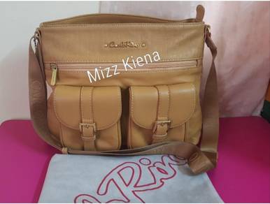 Carlo Rino Leather Sling Bag