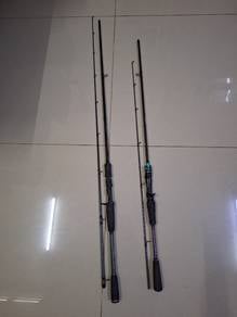 2 batang rod casting 