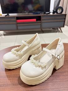 White Wedding Heels